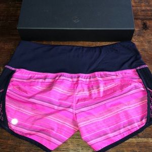 LULULEMON Elevation Stripe Run Sun Sprinter Short